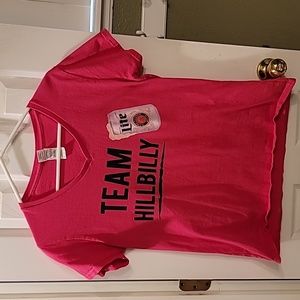 T-shirt. Team Hilbilly. Large. EUC.